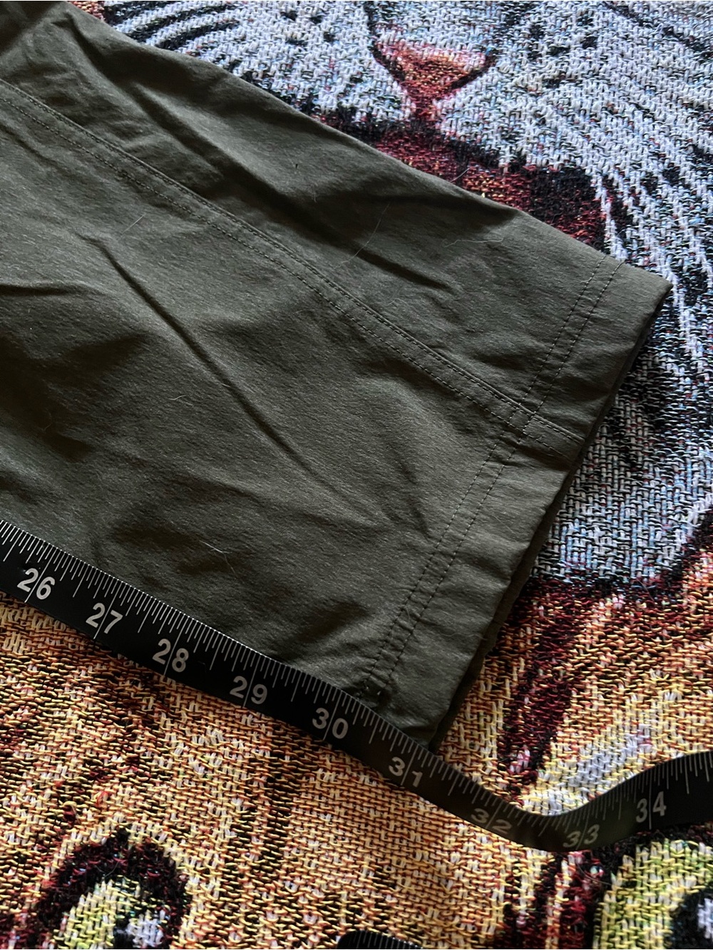 Prana Olive Green Stretch Waist Travel Pants - Picture 9 of 9